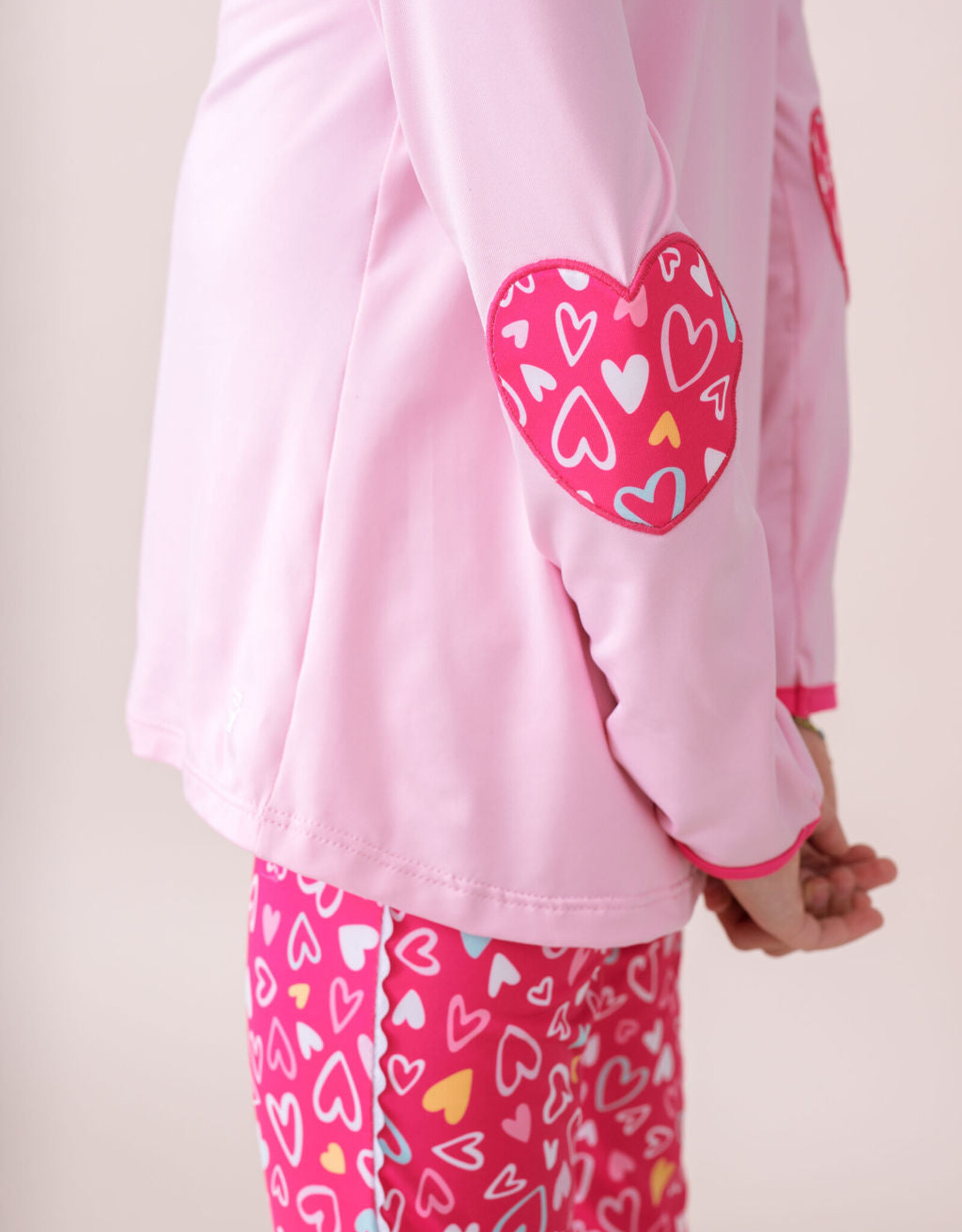Set Athleisure Kylie LS Tee Cotton Candy Pink/Pinky Promise/Power Pink