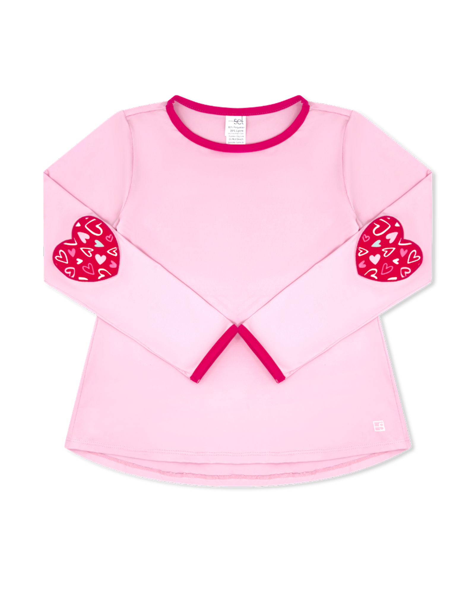 Set Athleisure Kylie LS Tee Cotton Candy Pink/Pinky Promise/Power Pink