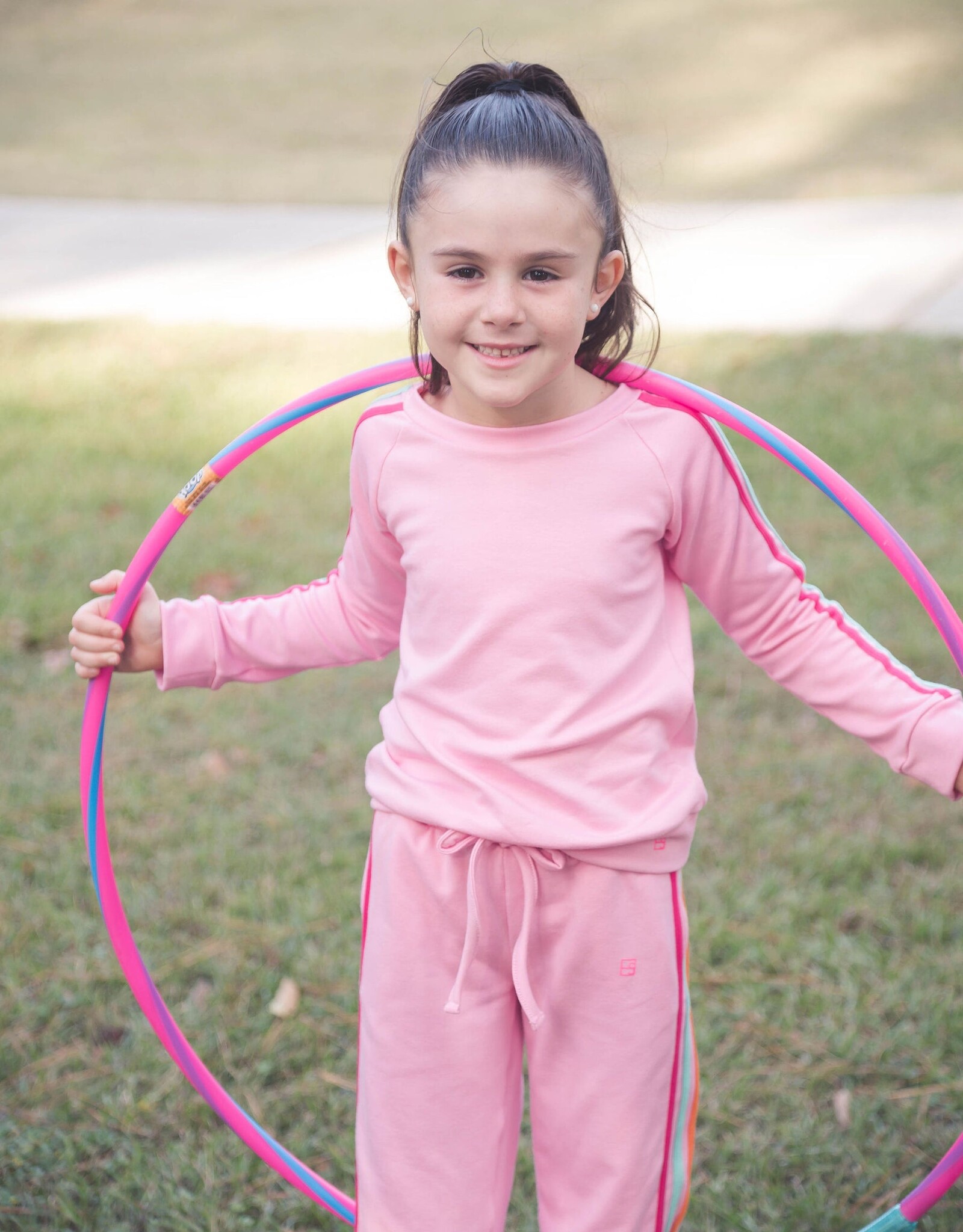 Set Athleisure Savannah Jogger Set Taffy Pink/Strawberry Pink