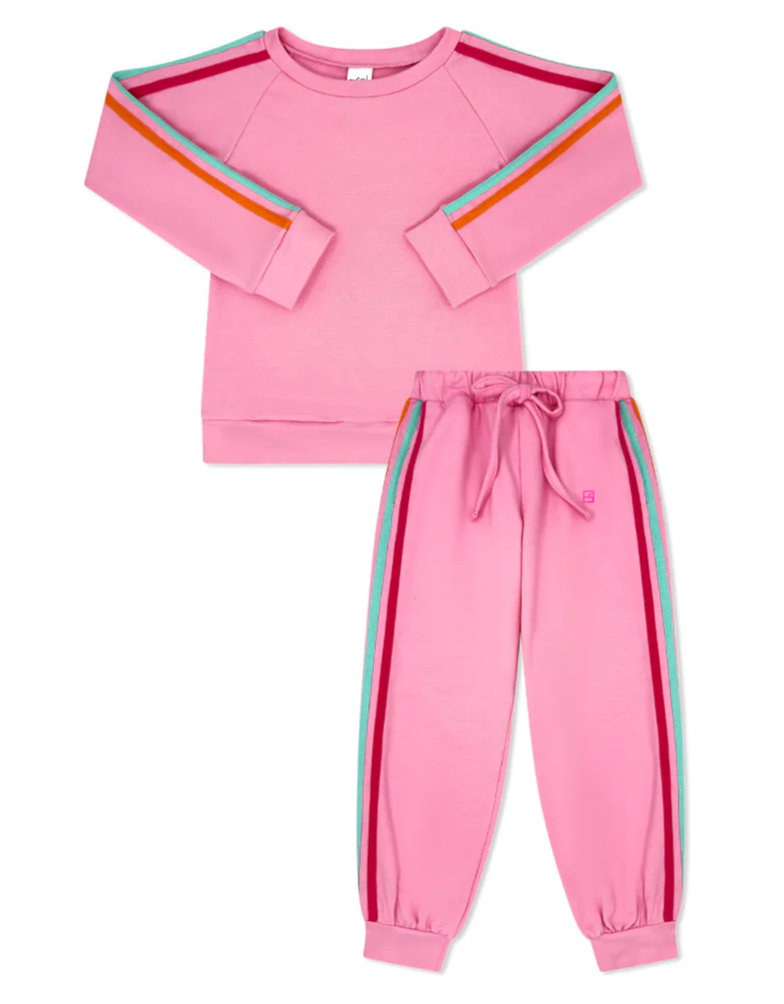 Set Athleisure Savannah Jogger Set Taffy Pink/Strawberry Pink