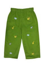 Zuccini ZEF25 Embroidered Safari Sage Green Corduroy Pant