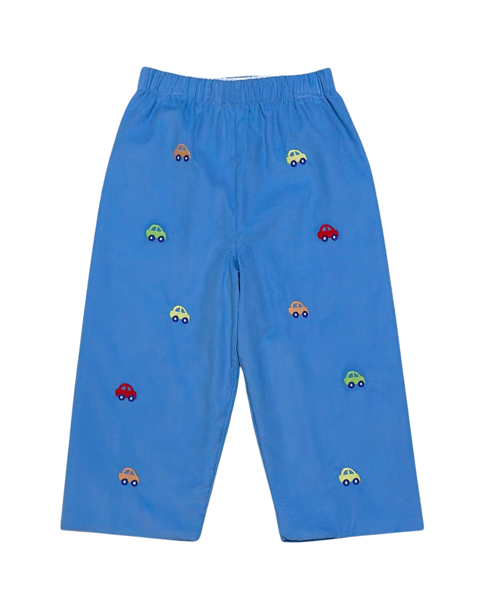 Zuccini ZEF25 Embroidered Cars Periwinkle Corduroy Pant