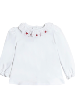 Zuccini ZEF25 Hearts Scalloped Blouse