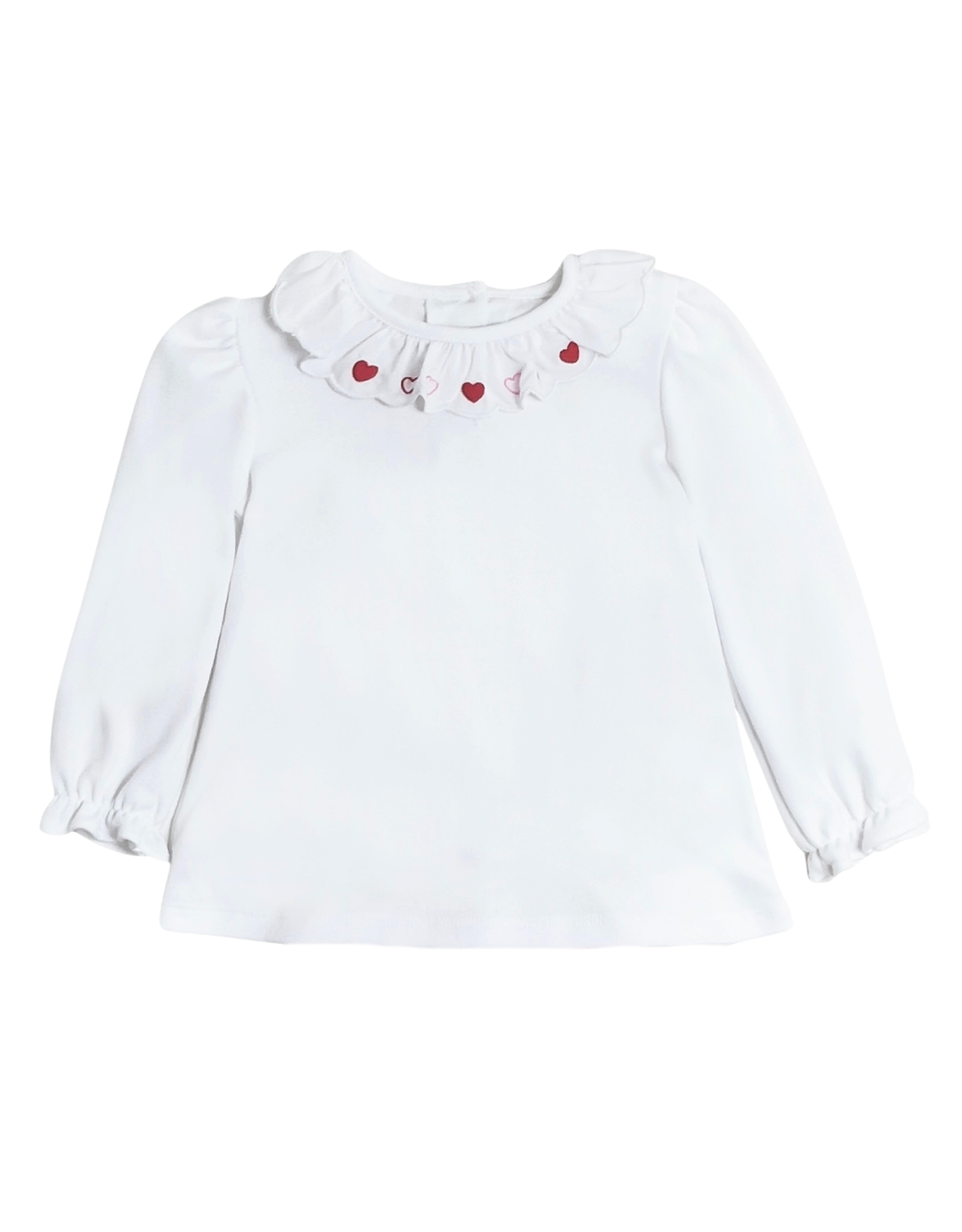 Zuccini ZEF25 Hearts Scalloped Blouse