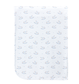 Baby Club Chic Tiny Rocking Horses Blanket