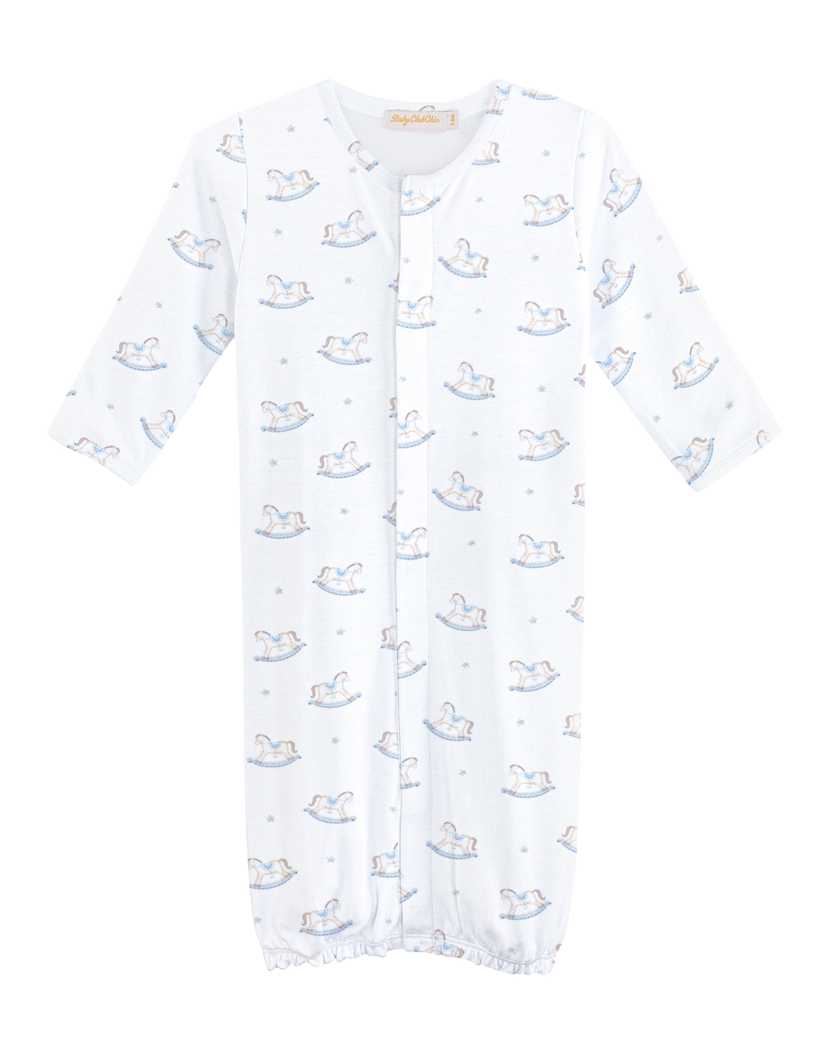 Baby Club Chic BCCF25 Tiny Rocking Horses Converter Gown
