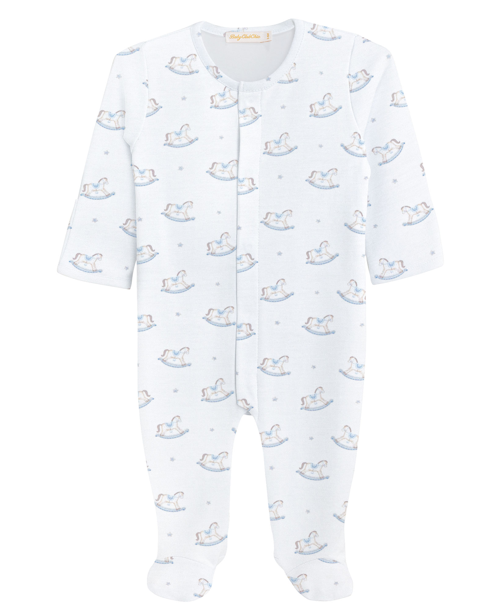 Baby Club Chic BCCF25 Tiny Rocking Horses Footie