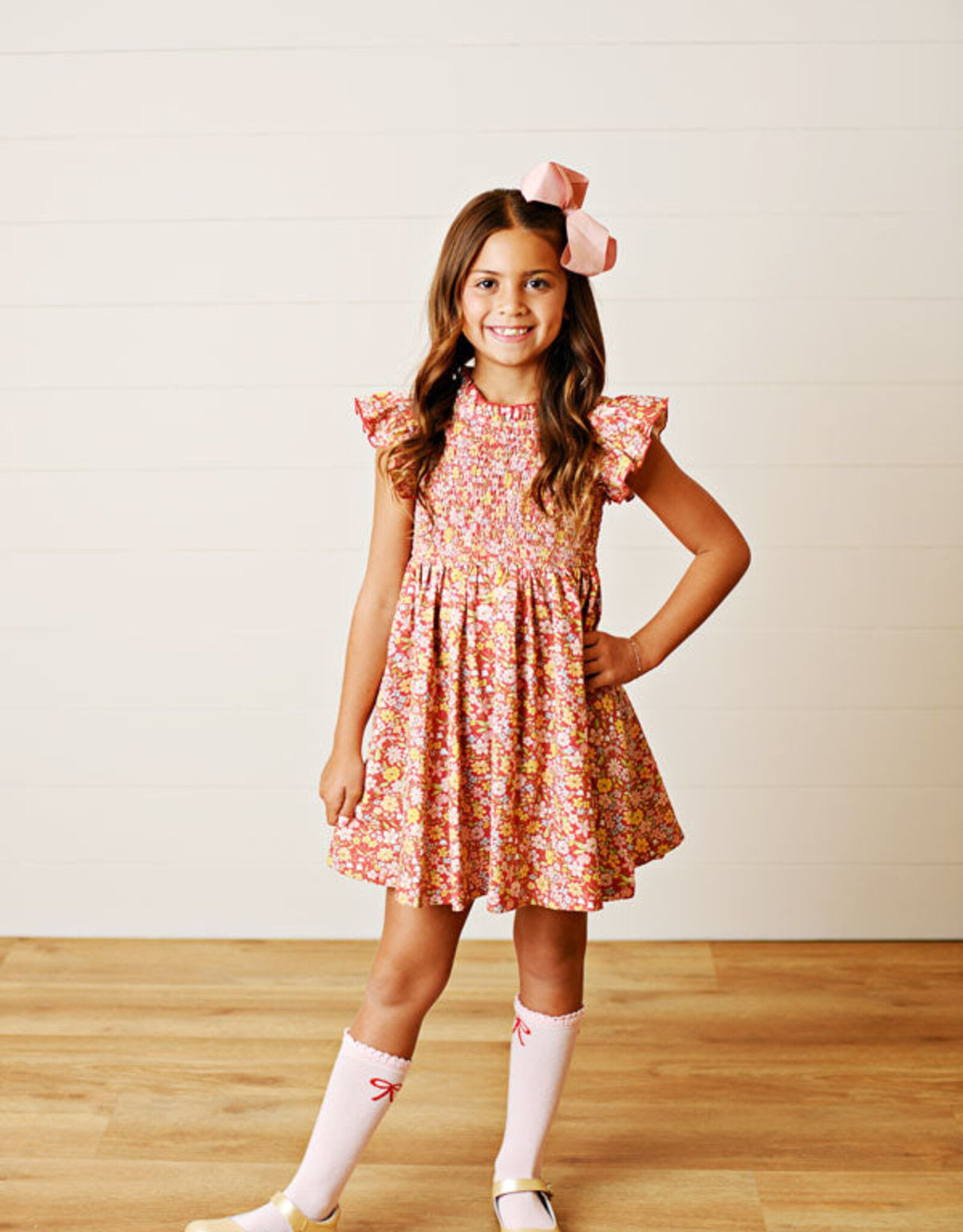 Swoon Baby 2521 Smock Flutter Dress