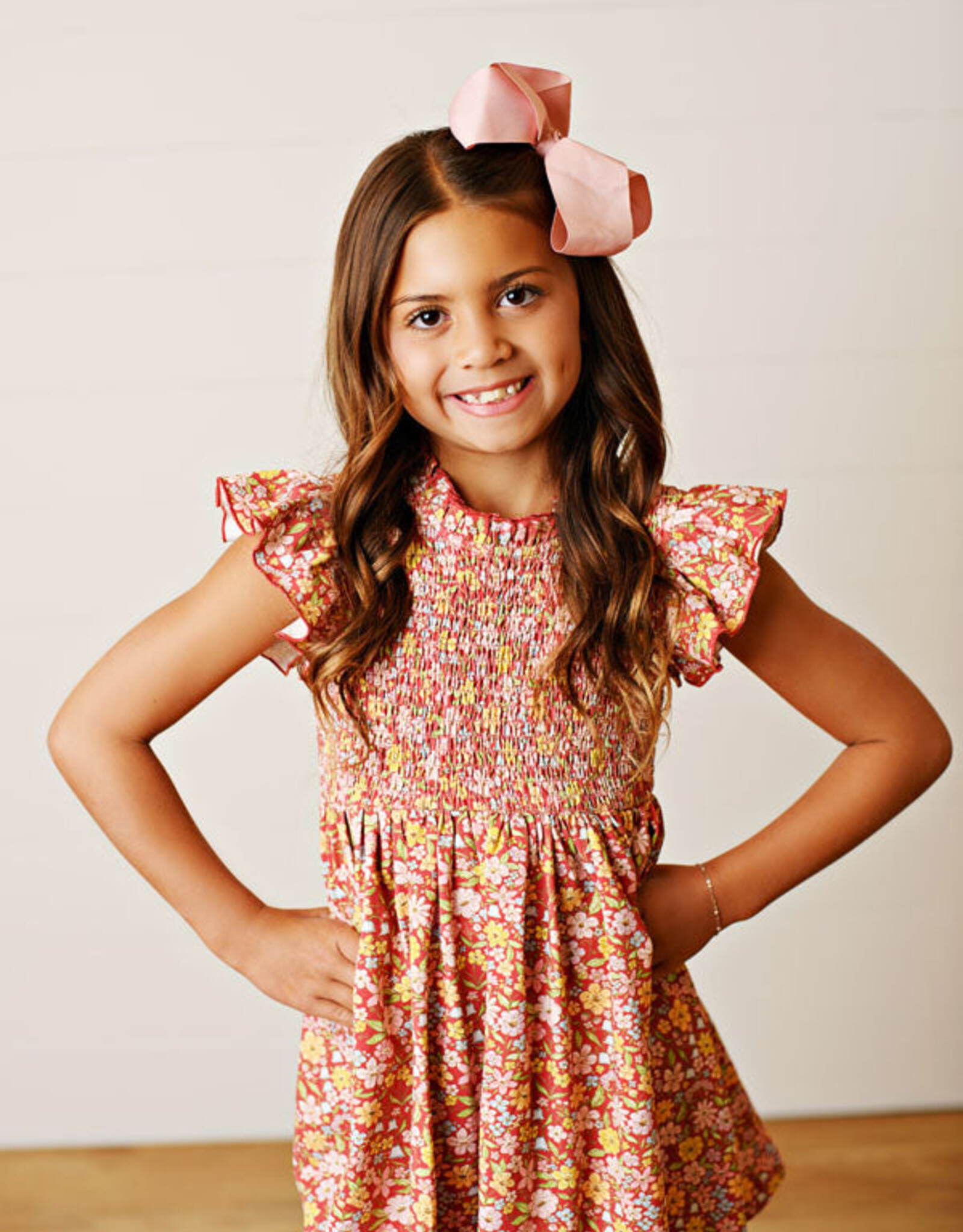 Swoon Baby 2521 Smock Flutter Dress