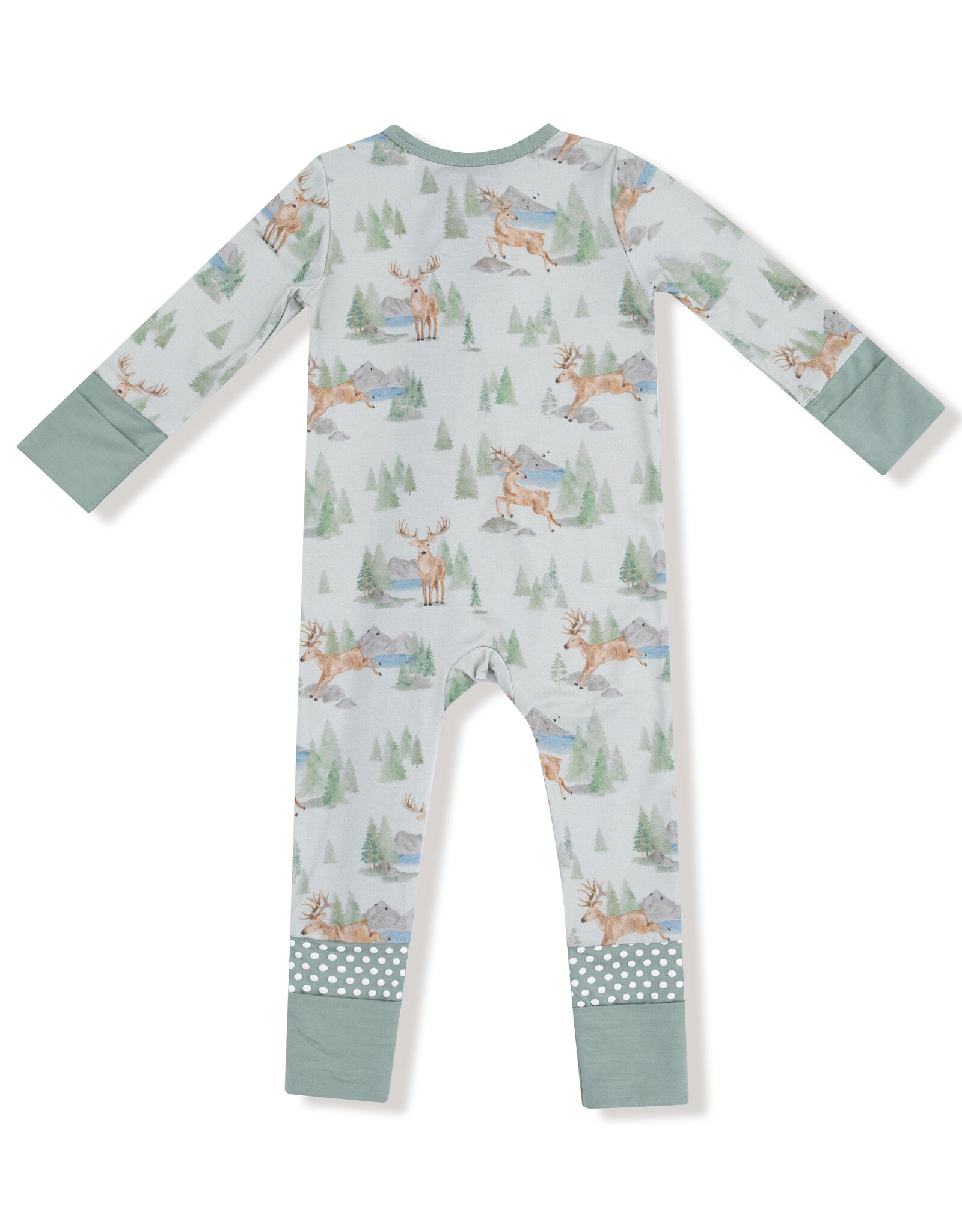 Angel Dear ADF25 2 Way Zipper Romper Buck Deer