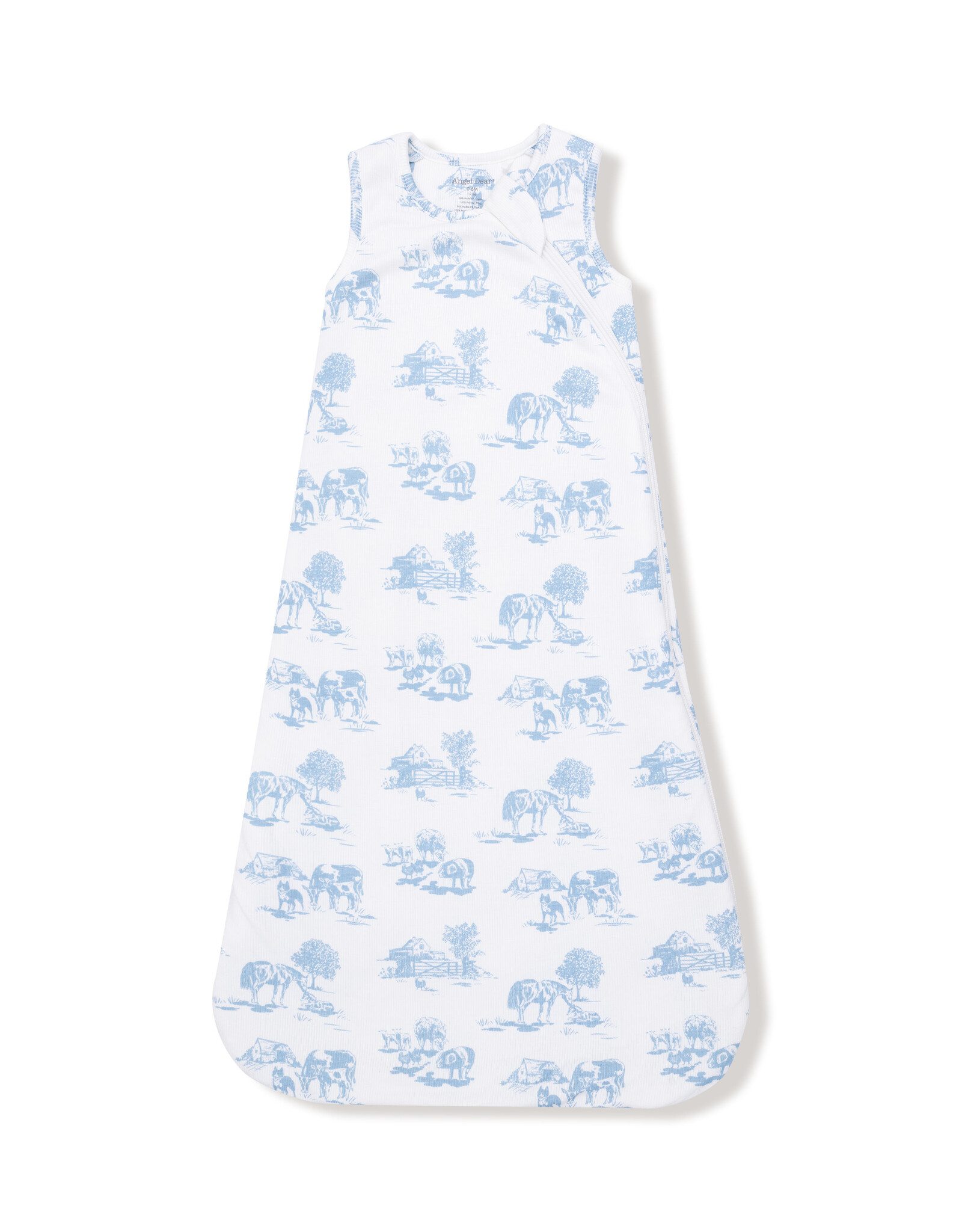 Angel Dear AD Sleeping Blanket Farm Toile Blue