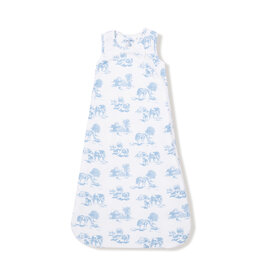 Angel Dear Sleeping Blanket Farm Toile Blue