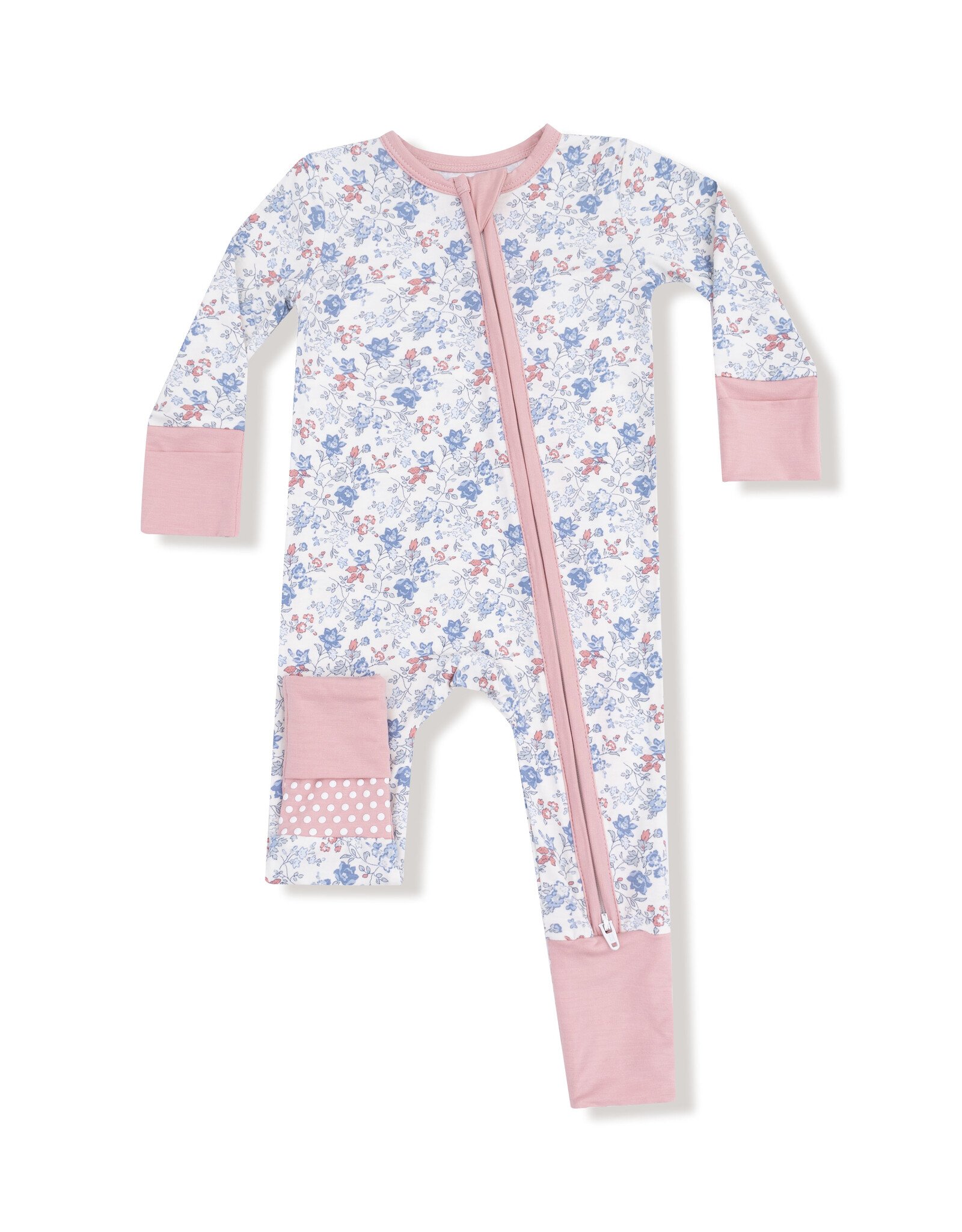 Angel Dear ADF25 2 Way Zipper Romper Country Girl Floral