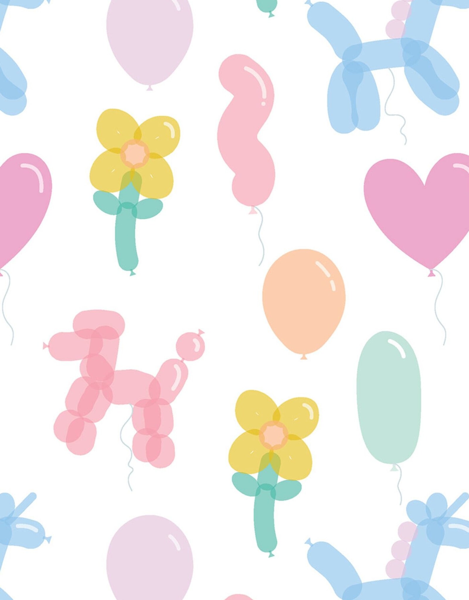 Angel Dear ADF25 LS Loungewear Balloon Animals Pink