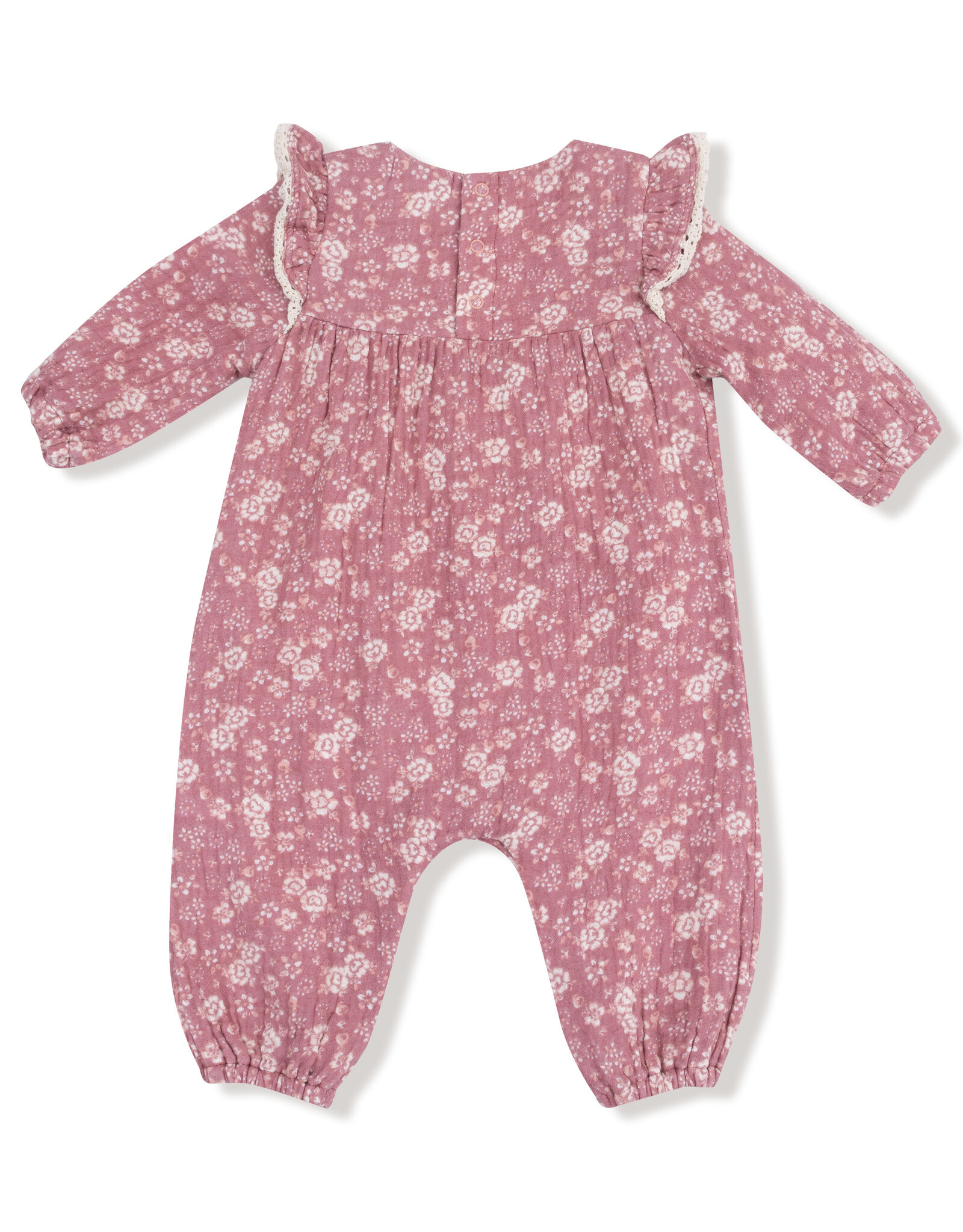 Angel Dear ADF25 Ruffle Sleeve Romper Bandana Floral