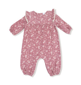 Angel Dear Ruffle Sleeve Romper Bandana Floral