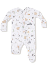 Angel Dear ADF25 2 Way Zipper Footie Woodland Babies