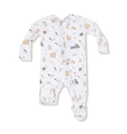 Angel Dear 2 Way Zipper Footie Woodland Babies