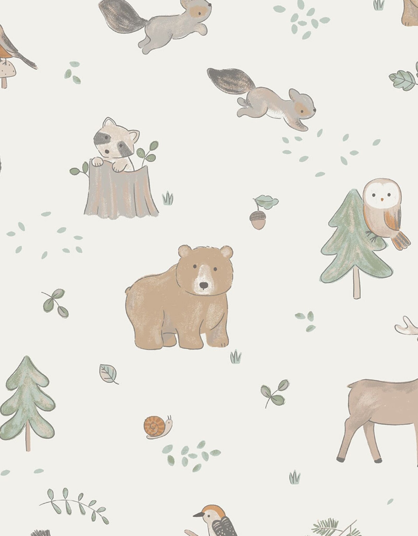 Angel Dear ADF25 Swaddle Blanket Woodland Babies