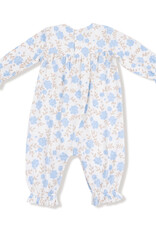 Angel Dear ADF25 Smocked Romper Baby Blue Floral