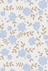 Angel Dear ADF25 Smocked Romper Baby Blue Floral
