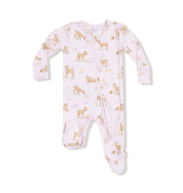 Angel Dear 2 Way Zipper Footie Little Fawn