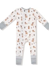 Angel Dear ADF25 2 Way Zipper Romper Cowboy Dogs