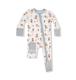 Angel Dear 2 Way Zipper Romper Cowboy Dogs