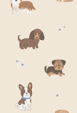 Angel Dear ADF25 French Terry Romper Best Friend Dogs