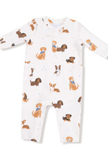Angel Dear ADF25 French Terry Romper Best Friend Dogs