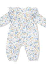Angel Dear ADF25 LS Petal Ruffle Romper Sweet Calico Rose
