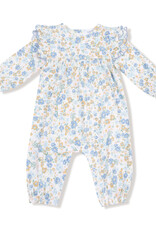 Angel Dear ADF25 LS Petal Ruffle Romper Sweet Calico Rose