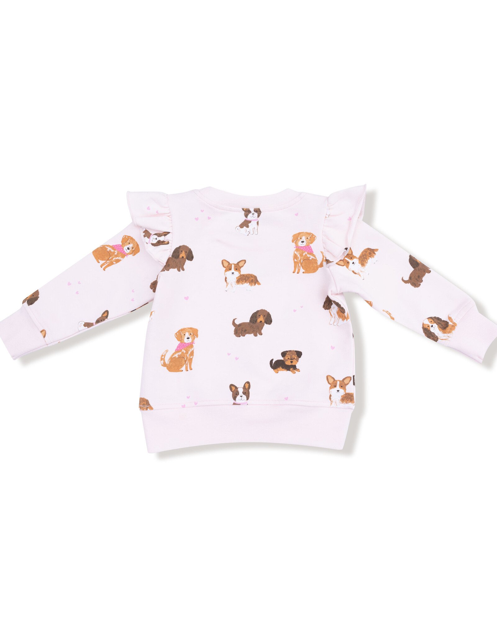 Angel Dear ADF25 French Terry Legging Set Pink Best Friend Dogs