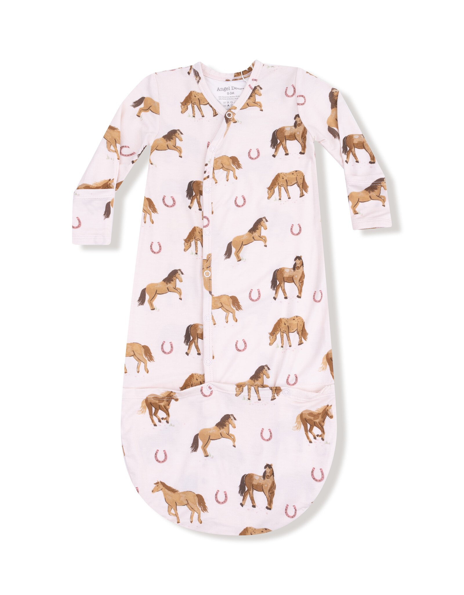 Angel Dear ADF25 Bundle Gown Pink Horses