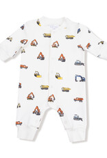 Angel Dear ADF25 French Terry Romper Construction Vehicles