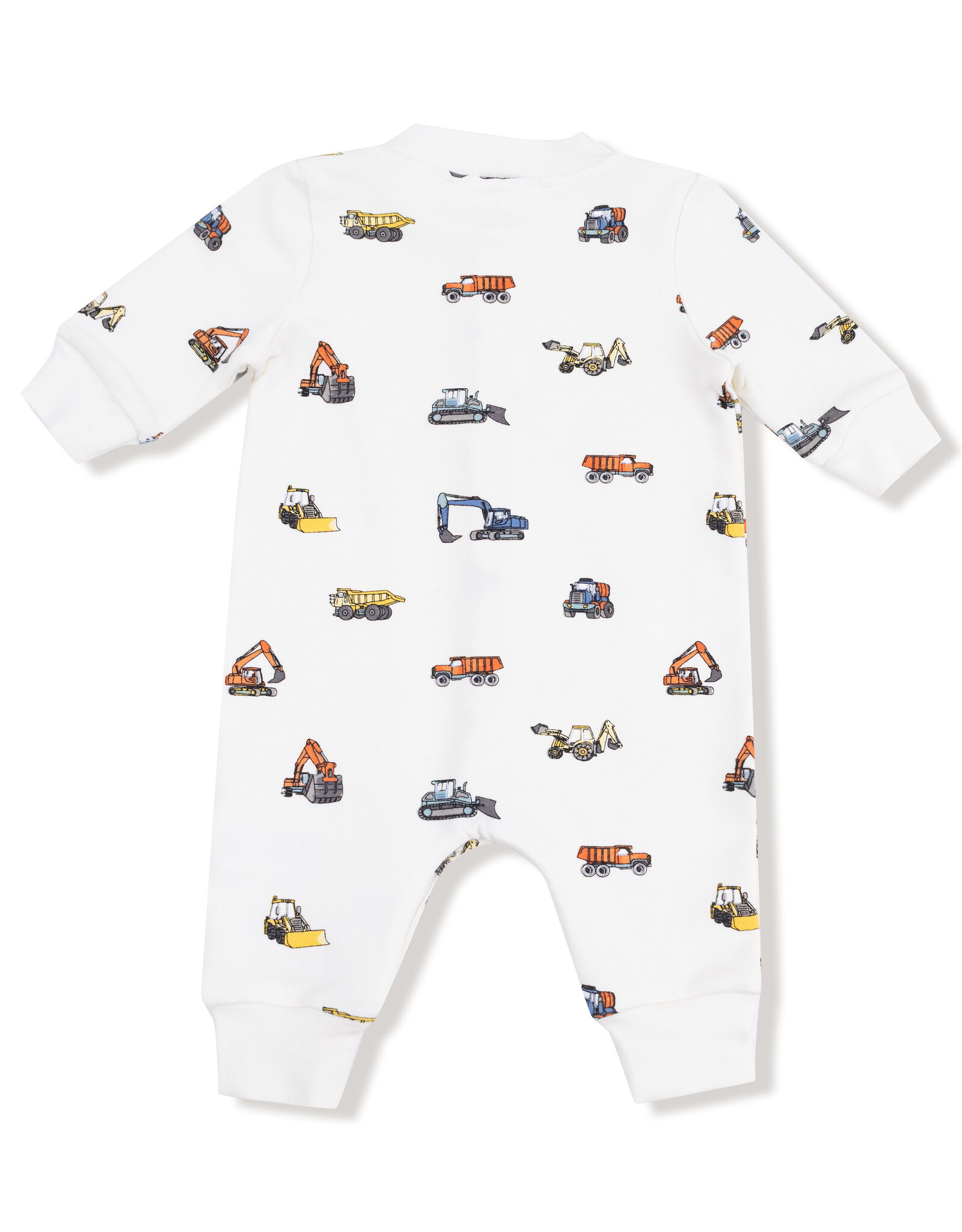 Angel Dear ADF25 French Terry Romper Construction Vehicles