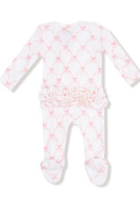 Angel Dear ADF25 2 Way Zipper Footie Ribbon Bow Trelllis