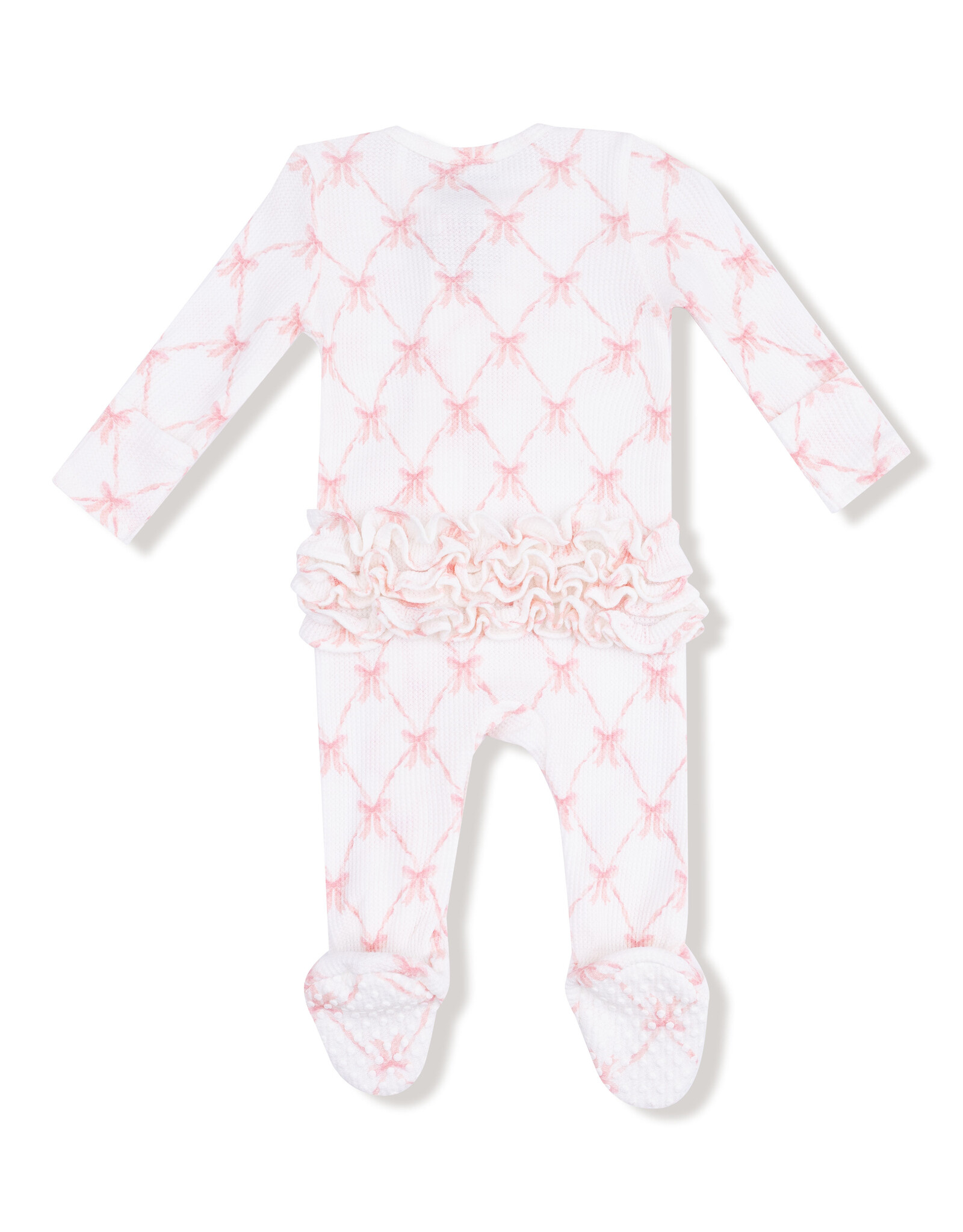 Angel Dear ADF25 2 Way Zipper Footie Ribbon Bow Trelllis