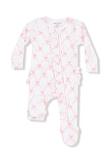 Angel Dear ADF25 2 Way Zipper Footie Ribbon Bow Trelllis