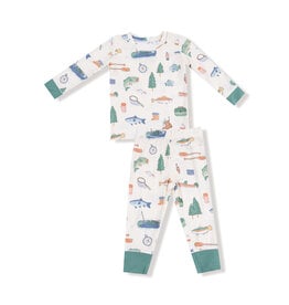 Angel Dear (Size 7/8) Long Sleeve Loungewear Fishing Things