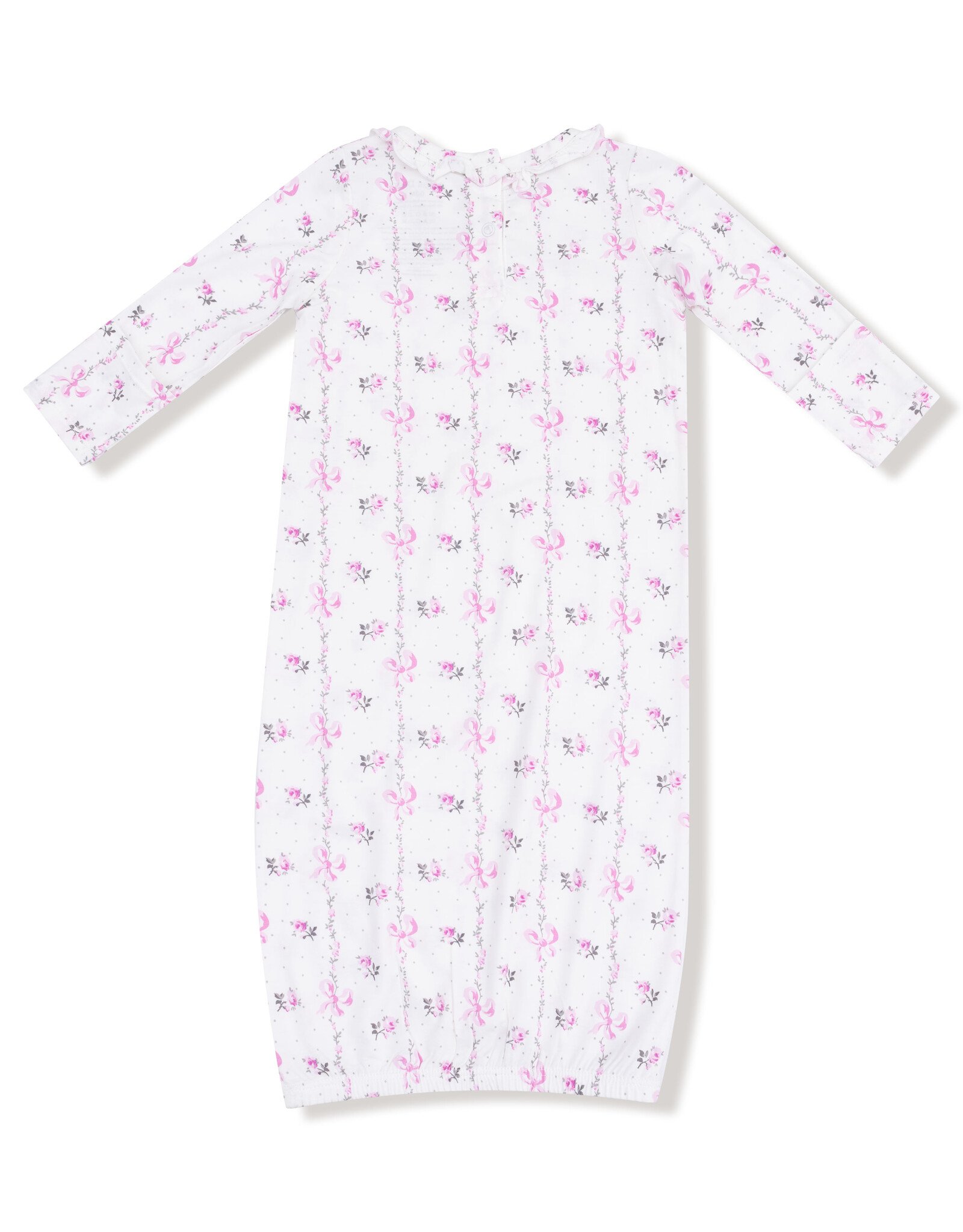 Angel Dear ADF25 Kimono Gown Dainty Buds & Bows Stripe