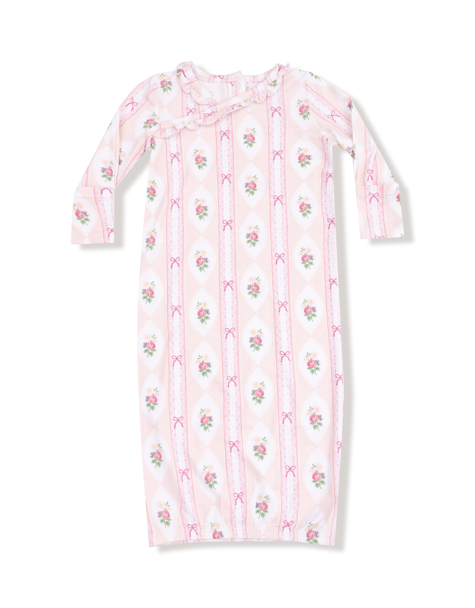 Angel Dear ADF25 Kimono Gown Ogee Lace Floral