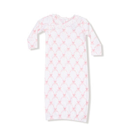 Angel Dear Kimono Gown Ribbon Bow Trellis