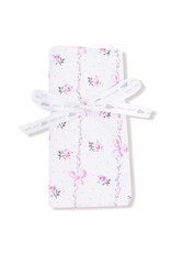 Angel Dear ADF25 Dainty Buds & Bows Stripe Ruffle Blanket
