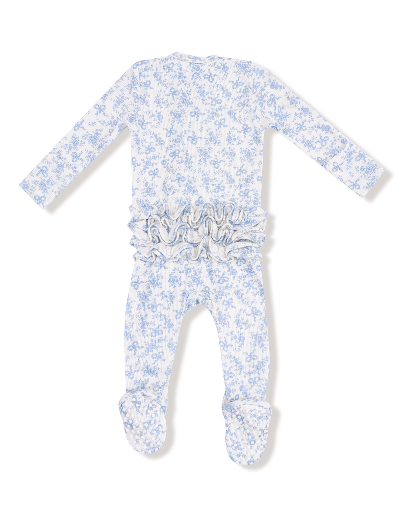 Angel Dear ADF25 2 Way Zipper Footie Romi Floral