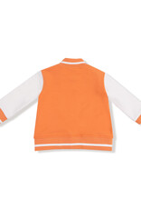 Angel Dear ADF25 French Terry Letterman Jacket Orange
