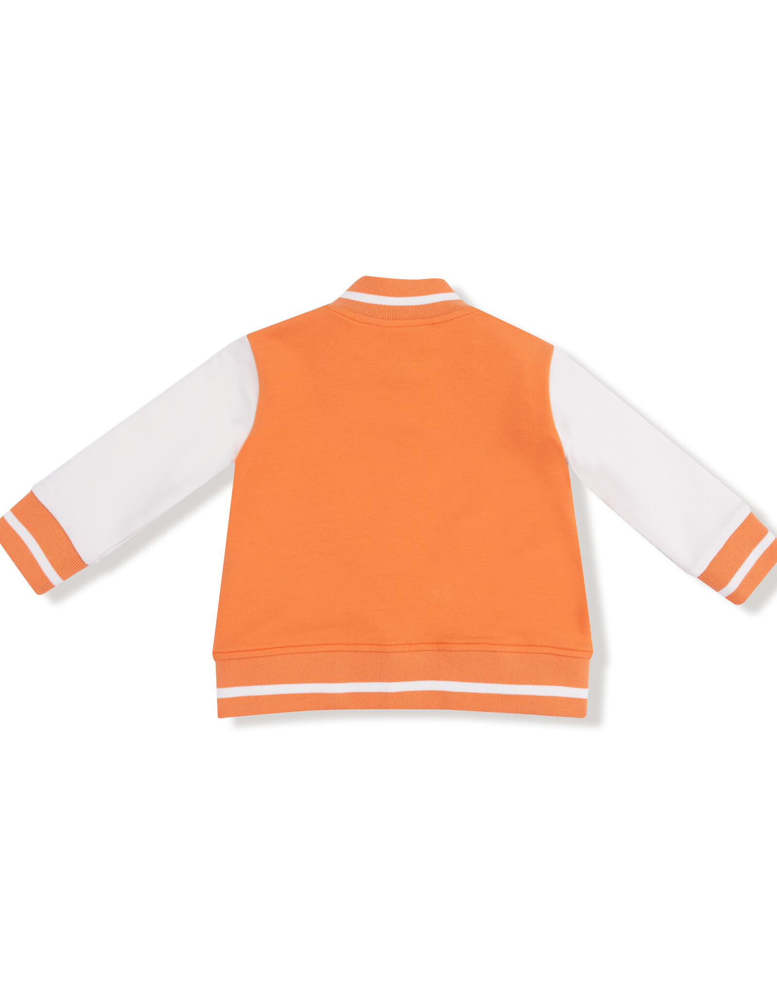 Angel Dear ADF25 French Terry Letterman Jacket Orange