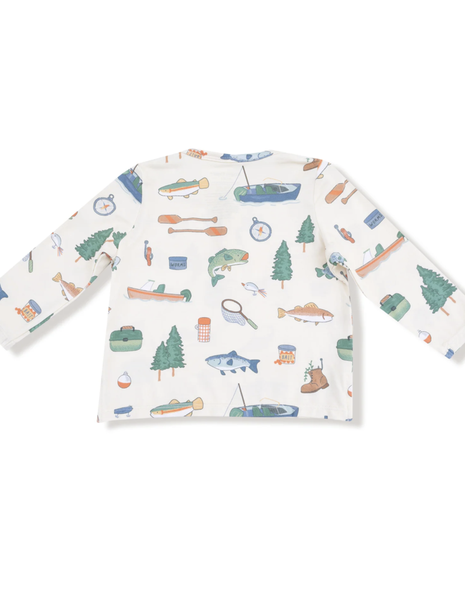 Angel Dear ADF25 Henley Top/Waffle Pant Fishing Things