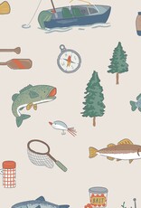 Angel Dear ADF25 Romper Fishing Things