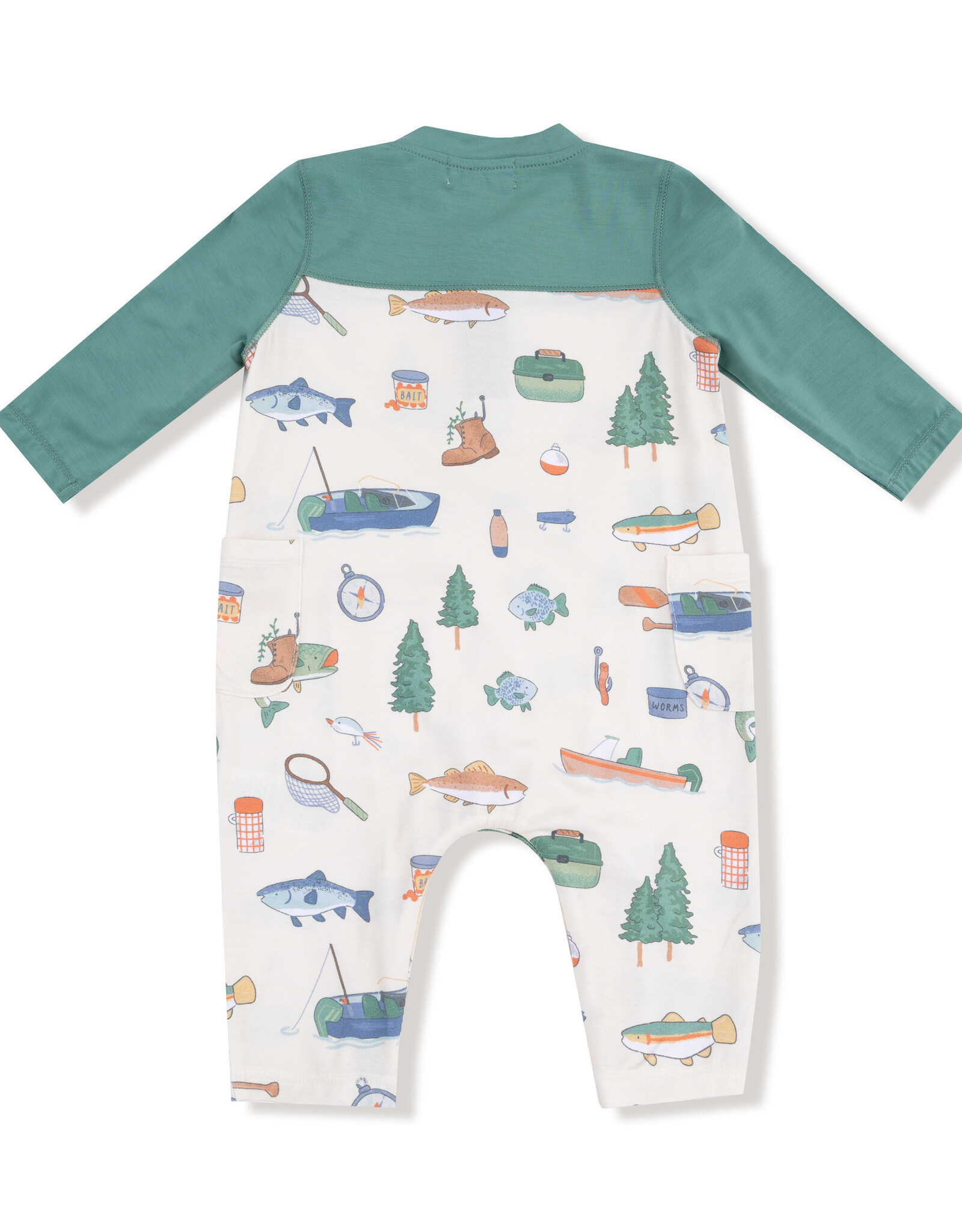 Angel Dear ADF25 Romper Fishing Things